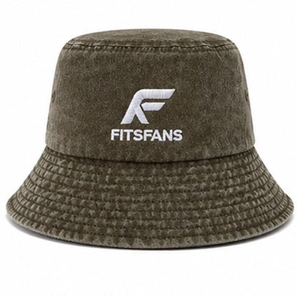 Washed Olive Bucket Hat — Vintage-Style Outdoor Sun Hat | Adjustable Fit