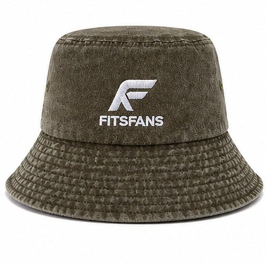 Washed Olive Bucket Hat — Vintage-Style Outdoor Sun Hat | Adjustable Fit
