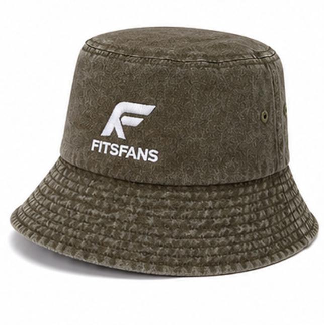 Washed Olive Bucket Hat — Vintage-Style Outdoor Sun Hat | Adjustable Fit